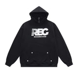 Men Hoodie Vintage Zipper Turtleneck Hooded Sweatshirt