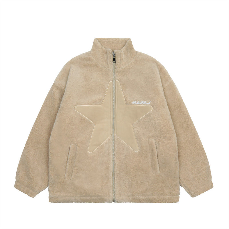 Men Cotton Mixed Jacket Coat Men's Cotton Clothes Coat Men's Clothing Winter Loose Zip