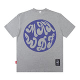 Men T Shirt Hiphop Short-Sleeved T-shirt Men's High Street Retro Street