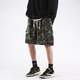 Men Sweatpants Camouflage Workwear Shorts Men's Summer Loose