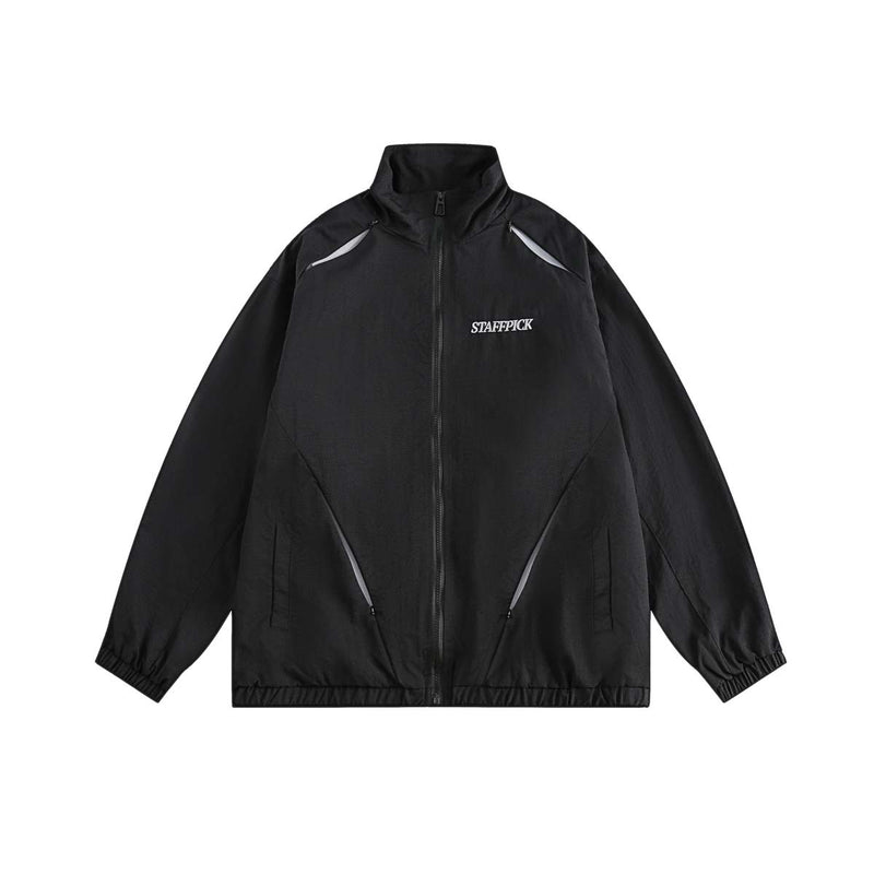 Unisex Jacket Fall Split Zipper Shell Jacket