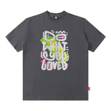 Men T Shirt Hip Hop Retro Short-Sleeved T-shirt Men's Loose Casual