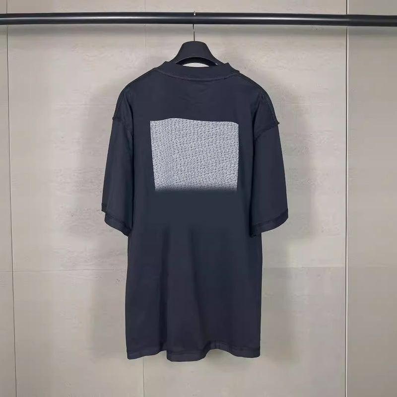Men T-shirts GENERATED Alphabet Short Sleeves Loose Casual