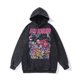 Unisex Vintage Hoodie Street Wash