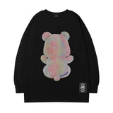 Men Long Sleeve Shirt Autumn and Winter round Neck Long Sleeve T-shirt Men and Women Ins Loose