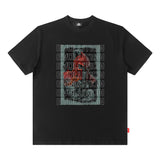 Men T Shirt Printed Short Sleeve T-shirt Men's and Women's Printed Loose