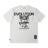 Men T Shirt Men's Clothing Ins Loose Hip Hop Short Sleeve Men's Trendy T-shirt