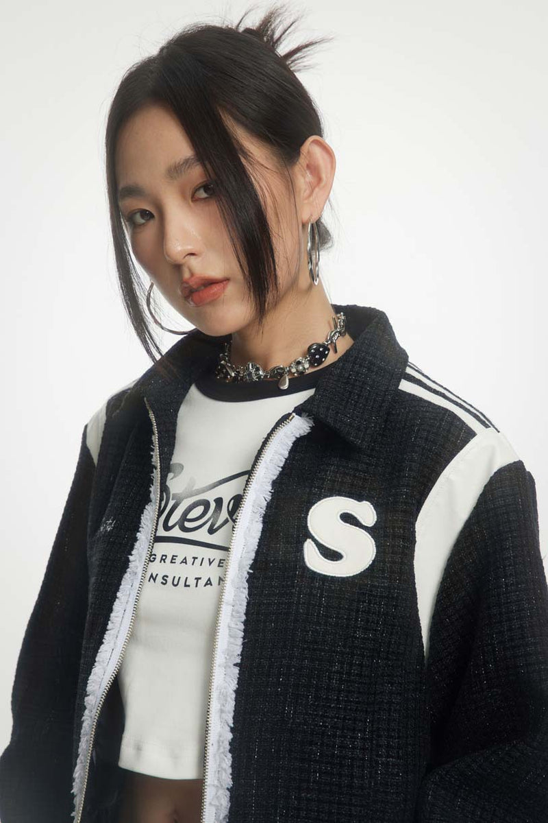 Unisex Jacket Autumn Classic Style Embroidered Coat