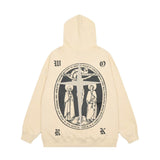 Men Hoodie Hooded Sweater Long Sleeve Loose Pullover Top