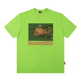 Men T Shirt Printed Short Sleeve T-shirt Men's and Women's Printed Loose