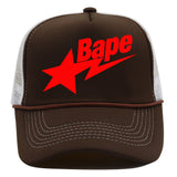 Bathing Ape Hat Baseball Cap Mesh Cap BAPE Sunscreen Cap