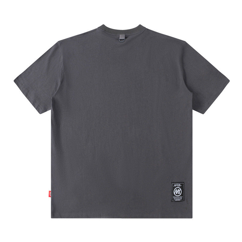 Men T Shirt Summer Fashion Brand Short Sleeve T-shirt Men's Hong Kong Style