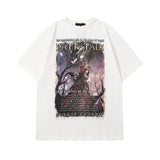 Men T Shirt Hip Hop Short Sleeve T-shirt Men's National Fashion Brand European and American