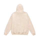 Men Fleece Lined Hoodie Hooded Sweater Loose Men's Clothing Ins Letter Embroidered Printed Pullover