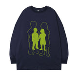 Men Long Sleeve Shirt Hip Hop Long Sleeve T-shirt Men and Women Autumn Loose Ins
