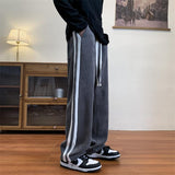 Men Sweatpants Striped Corduroy Pants Men Autumn Fashion Brand Straight Loose