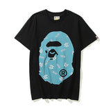 Bathing Ape T Shirt Cartoon Anime Loose Teen Summer Casual T-shirt