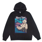 Men Hoodie Printed Casual Sweatshirt Men's Spring and Autumn Loose-Fitting Hoodie
