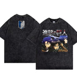 Anime T-shirt Attack on Titan Men's T-shirt  Cotton