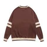 Men Hoodie Sweater Men's Spring and Autumn Loose Sports Stitching Casual Long Sleeve