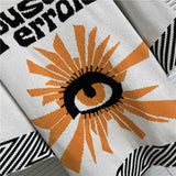 House Of Errors T-Shirt Eye of Truth football T-shirt lapel half-sleeve sweater knitted sweater