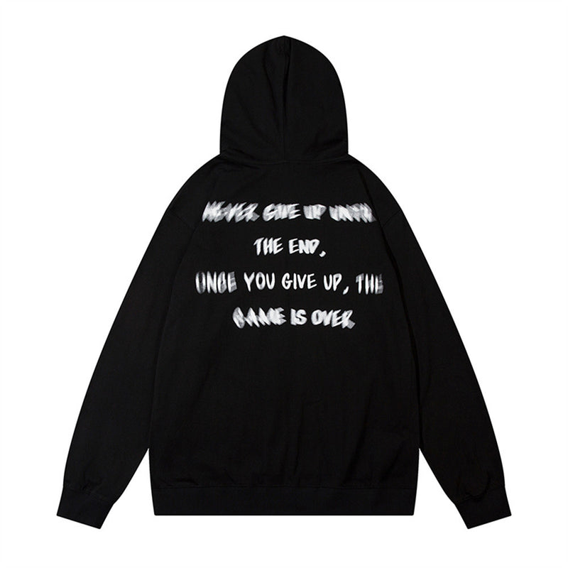 Men Hoodie Printed Hoodie Men's Spring and Autumn Long Sleeve Pullover