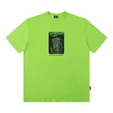 Men T Shirt Cartoon Printed Short-Sleeved T-shirt Men and Women Street Cotton Casual