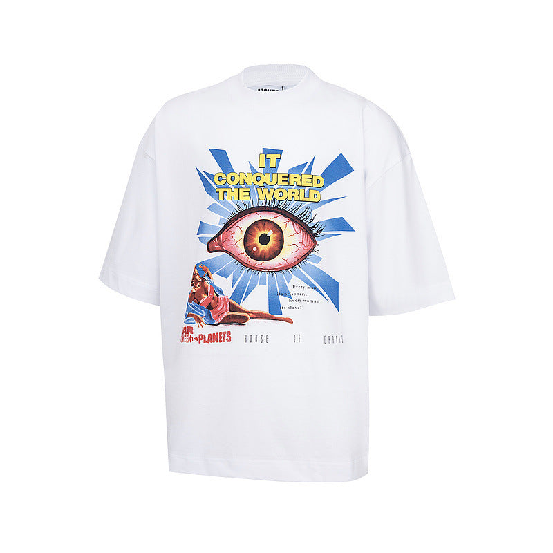 House Of Errors T-Shirt Cursed Eye Print Short Sleeve T-Shirt