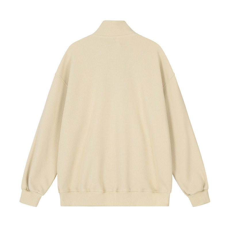 Men Hoodie Turtleneck Sweater Men's Loose Casual Long Sleeves Vintage