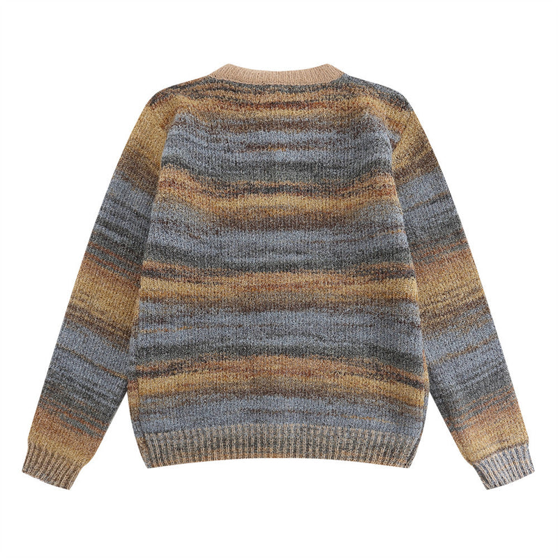 Women Sweater Coat Autumn and Winter Loose Casual Button Knitted Cardigan