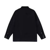 Men Long Sleeve T Shirt Solid Color Long Sleeve Men's Ins Fashion Brand Street Loose Half-Sleeve Top