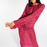 Women Desses Knitted Dress Long Autumn and Winter