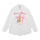 Men Long Sleeved T Shirt Printed Long Sleeve Shirt Trendy Casual Shirt Outer Wear Loose