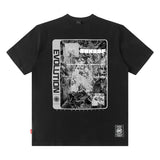 Men T Shirt Fashion Brand Hip Hop Short Sleeve T-shirt Men's Loose