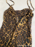 Jungle Print Maxi Dress Summer Leopard Print Dress