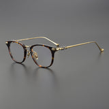 CHH Chrome Hearts Glasses Retro Glasses Frame Pure Titanium Ultra Light Square Frame Glasses