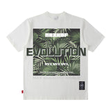 Men T Shirt Letter Print Short-Sleeve T-shirt Men's Loose Couple Casual All-Matching