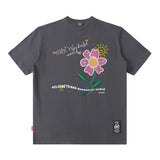 Men's T Shirt Letter Short Sleeve T-shirt Men's and Women's Loose Top