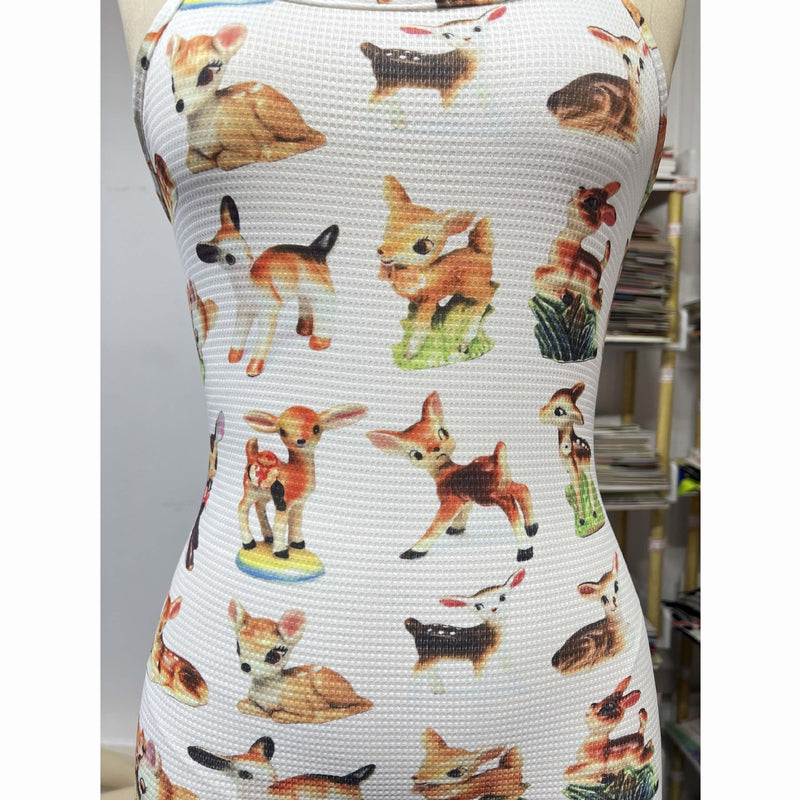 Women's Desses Printing Slip Dress Women's Summer Tight Waist Hip Skirt