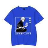 Hot Anime Todoroki Shoto Print Short Sleeve T Shirts