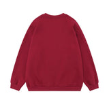 Men Hoodie Star Letters Printed Pullover Sweatshirt