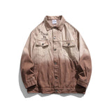 Unisex Sweatshirt Autumn Embroidery Denim Coat