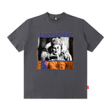 Men T Shirt Men's and Women's Short Sleeve Loose Hiphop Hip Hop T-shirt Couple Summer