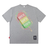 Men T Shirt Vintage Donut Print T-shirt Men and Women Hip Hop