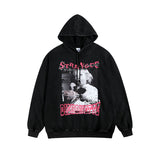 Men Long Sleeve Shirt Portrait Printing Couple Hooded Sweater Men and Women