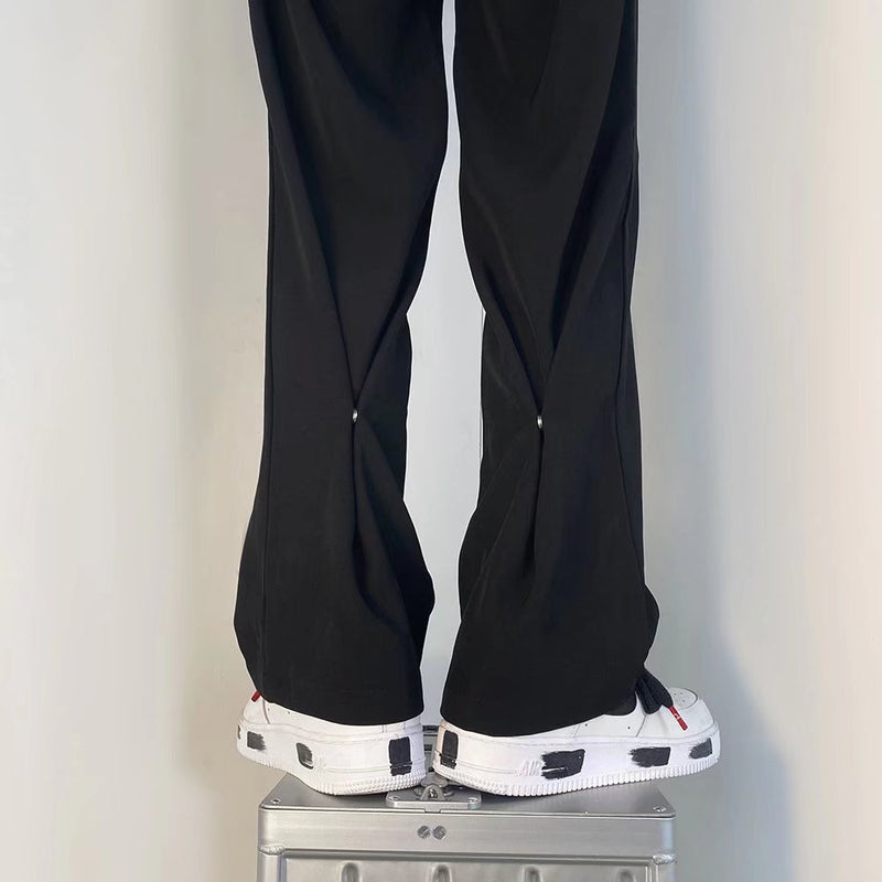 Men Sweatpants Special-Interest Design High Sense Men Drooping Straight