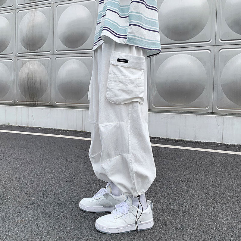 Men Sweatpants Overalls Men's Autumn Loose Casual Pants