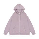 Men Hoodie Spring and Autumn Hooded Cardigan Sweater Zipper Jacket Casual Hoodie