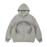 Men Hoodie Cardigan Sweater Men Loose Casual Hooded Coat