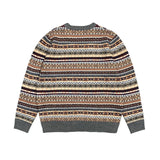 Kapital Sweater Vintage Jacquard Knitwear Ethnic Style Pullover Sweater